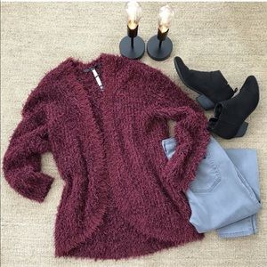 Kenzie Oversized Fuzzy Cardigan Sweater